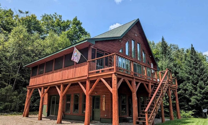 Stark Cabin | Mountain Cabin w/Game Room, Fire Pit, & Trails