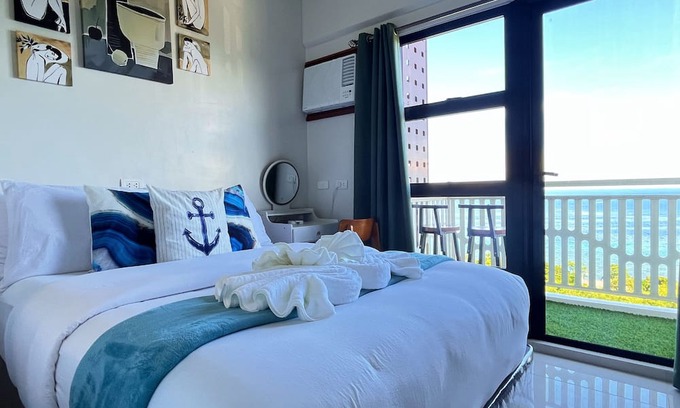 Dauis Apartment | Panglao Sea View Condo - Pool & Wi-Fi - Suite 820