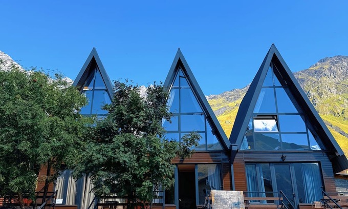 Stepantsminda Cottage | Villa Kazbegi Cottages. Three Cottage in One space with 2 Bedroom