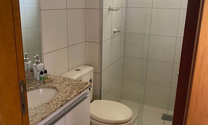 Goiania Apartment | 2/4 apartment, facing Macambiras Park with fantastic sunset.