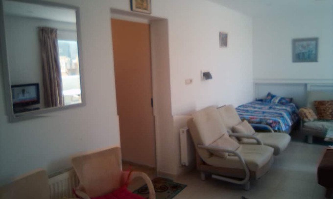 Hamma Apartment | Studio with double terrace 70m2 sea view 100m from the beach very pleasant