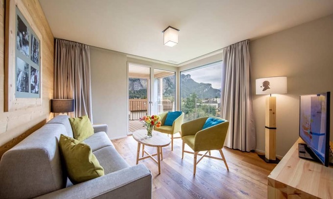 Meiringen Apartment | Wifi, sauna, terrace, balcony, tv, ski locker, 39-41m², Meiringen-Hasliberg