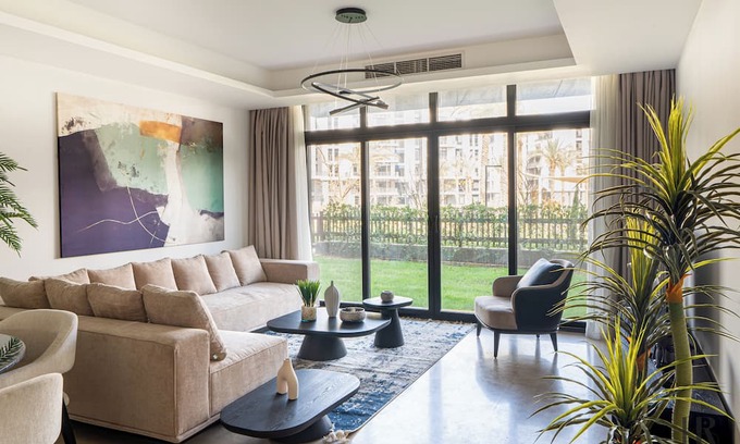 Nasr City Apartment | Apartment + Garden in CFC New Cairo