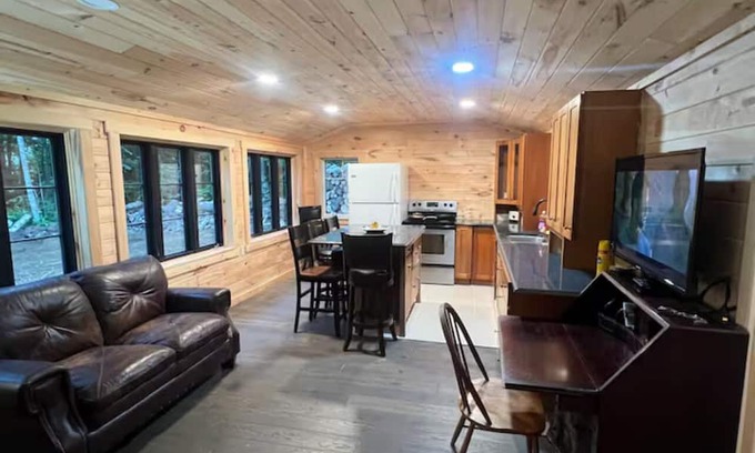 Rumford House | Charming 1-bedroom house with WiFi, Fireplace, Wooded Walking Trails