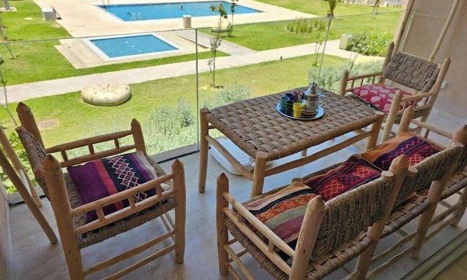 Taddart Apartment | Authentic Taghazout - 400m from the beach, sea and golf view
