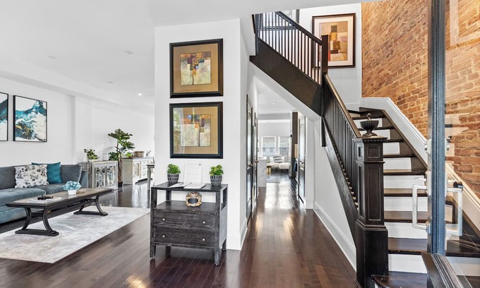Columbia Heights House | 6-Bedroom DC Brownstone - Dual Kitchens, Multiple Living Areas